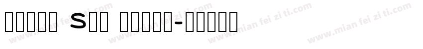 solid San serif字体转换